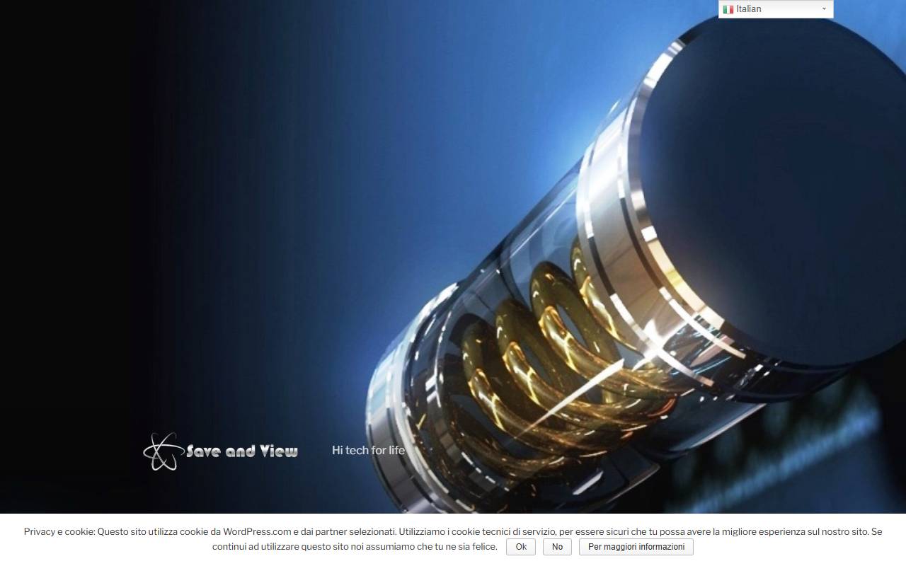 Anteprima del sito: Save and View SA