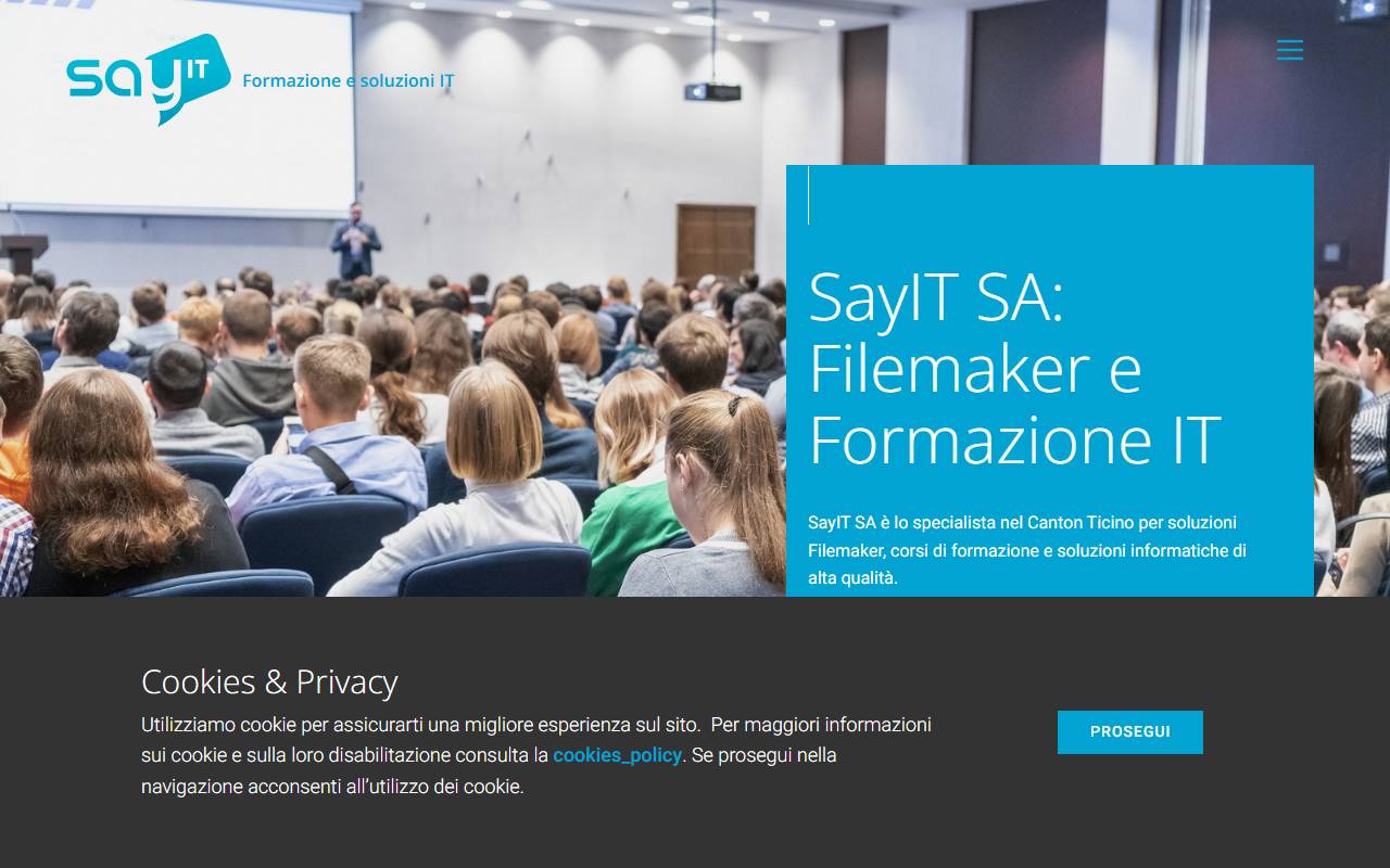 Anteprima del sito: sayIT SA