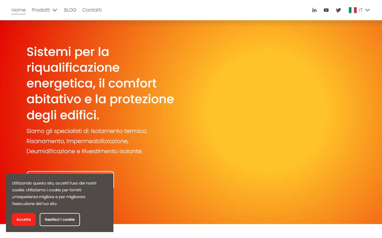 Anteprima del sito: SB BIO BUILDING SAGL