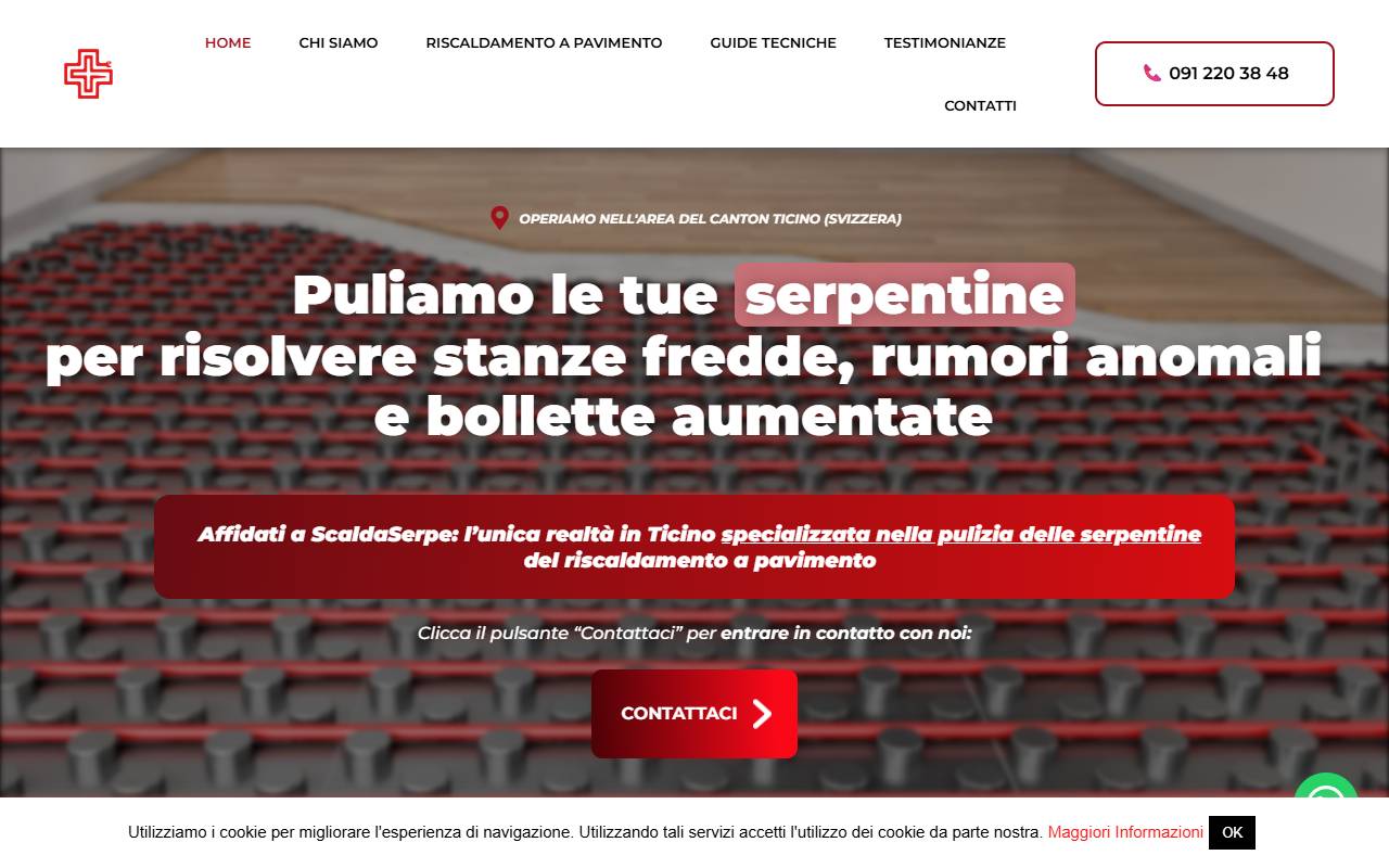 Anteprima del sito: ScaldaSerpe Sagl