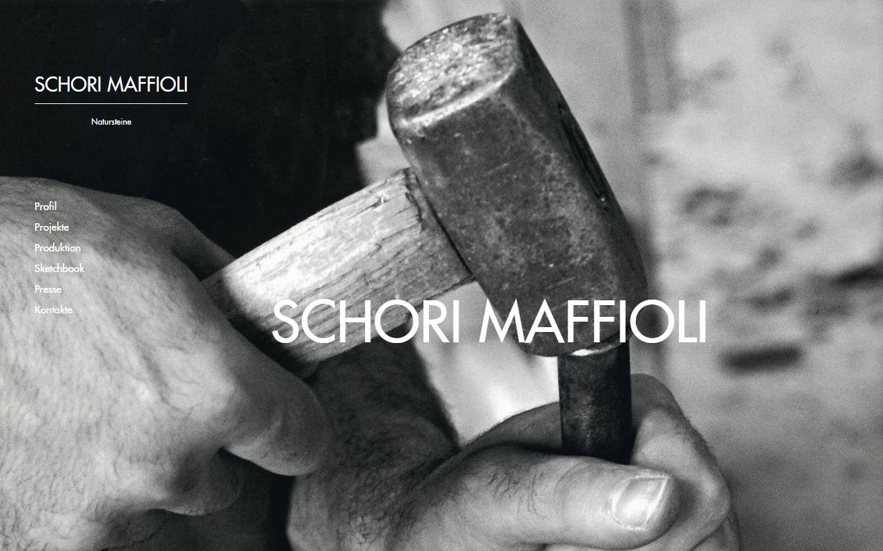 Anteprima del sito: Schori-Maffioli Natursteine AG