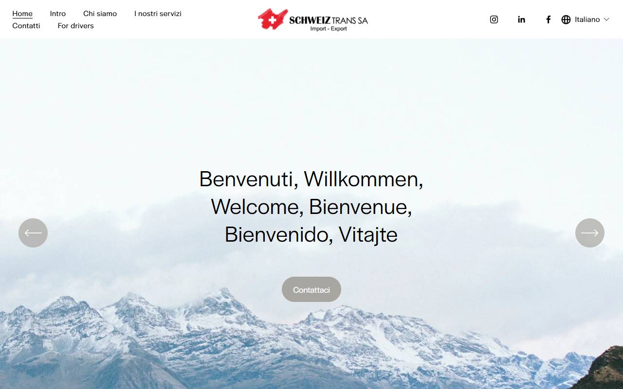 Anteprima del sito: SCHWEIZ TRANS SA