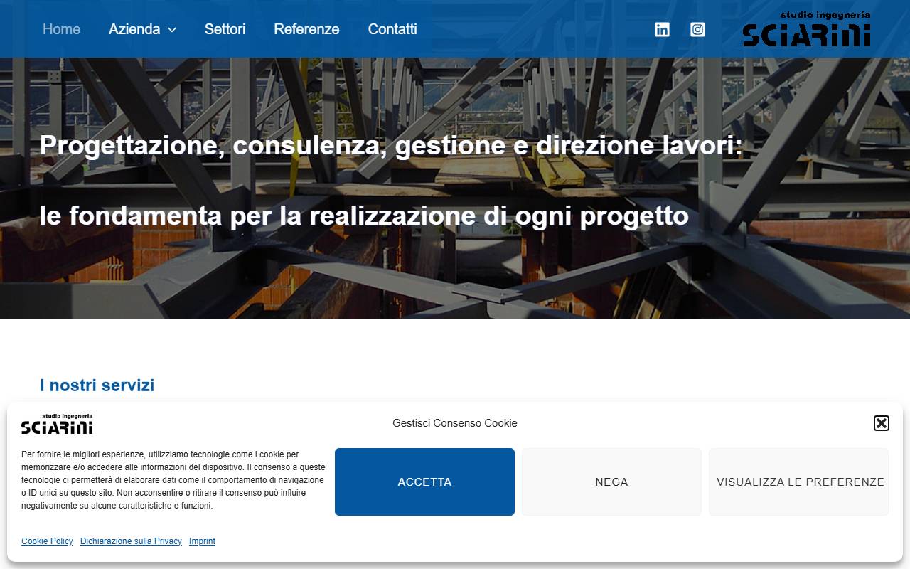 Anteprima del sito: Sciarini L. & G.