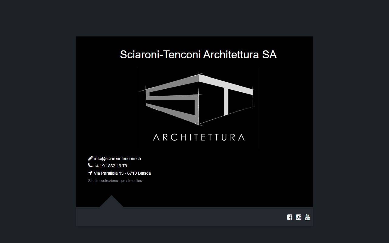 Anteprima del sito: Sciaroni-Tenconi Architettura SA