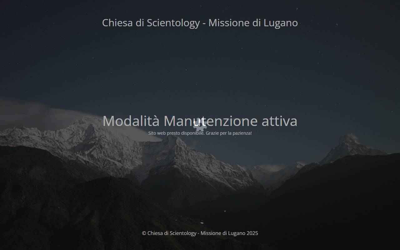Anteprima del sito: Chiesa di Scientology, Missione di Lugano