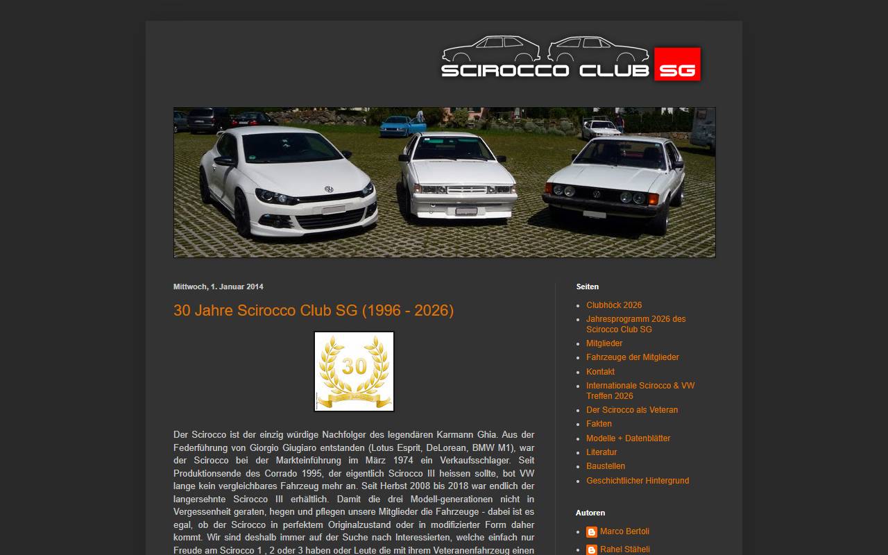 Anteprima del sito: Scirocco 2.0 Sagl