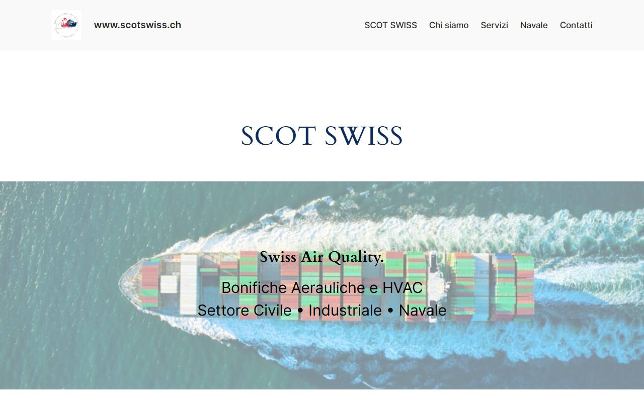 Anteprima del sito: Scot Swiss Sagl