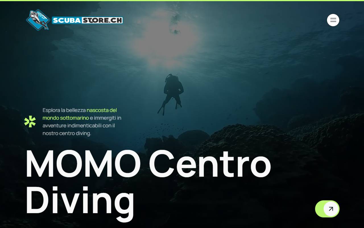Anteprima del sito: SCUBASTORE di FRANCESCO RIZZON