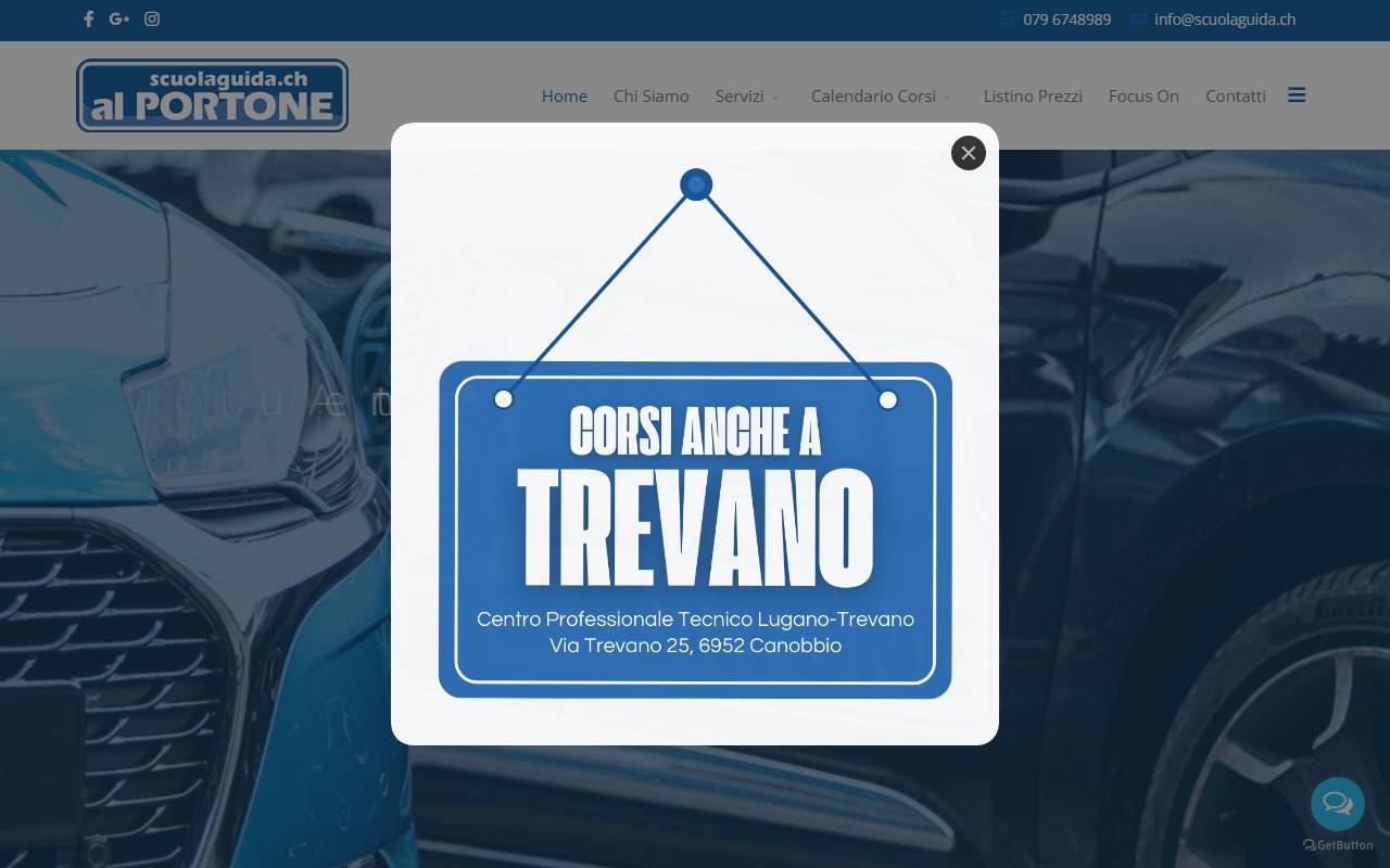 Anteprima del sito: Scuola Guida Al Portone di Bruno Zamborlin