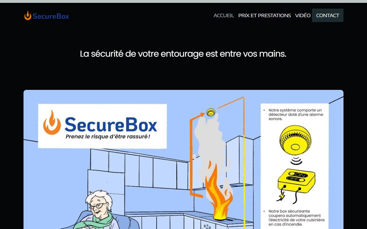 Anteprima del sito: SECURE-BOX SAGL