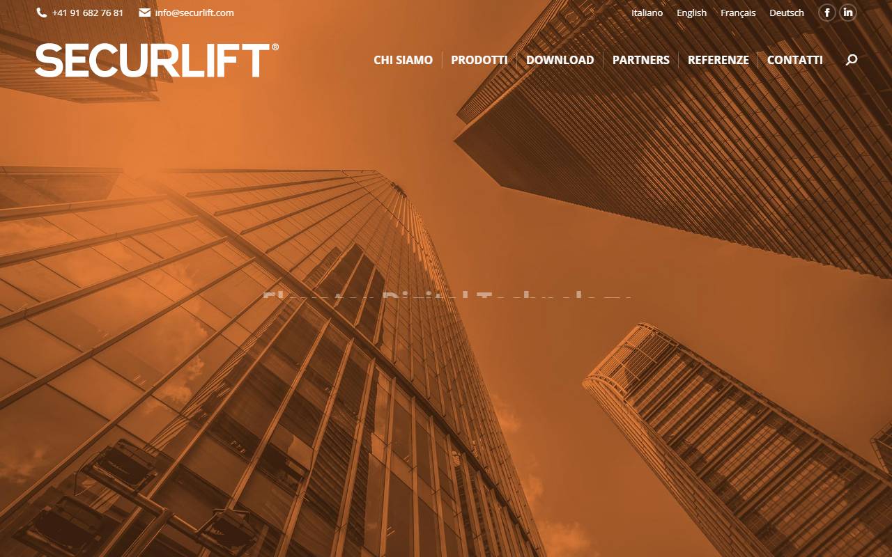 Anteprima del sito: SECURLIFT SAGL