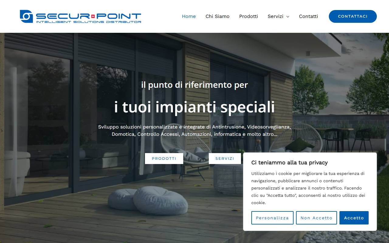 Anteprima del sito: SecurPoint Sagl