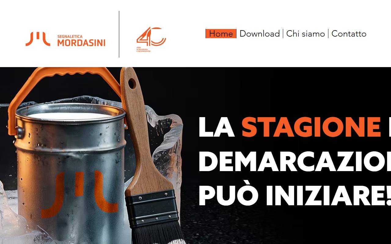 Anteprima del sito: Segnaletica Mordasini SA