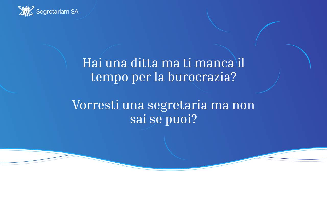 Anteprima del sito: Segretariam di Federico Zgraggen