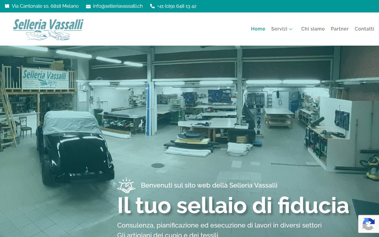 Anteprima del sito: Selleria Vassalli di Marco Vassalli