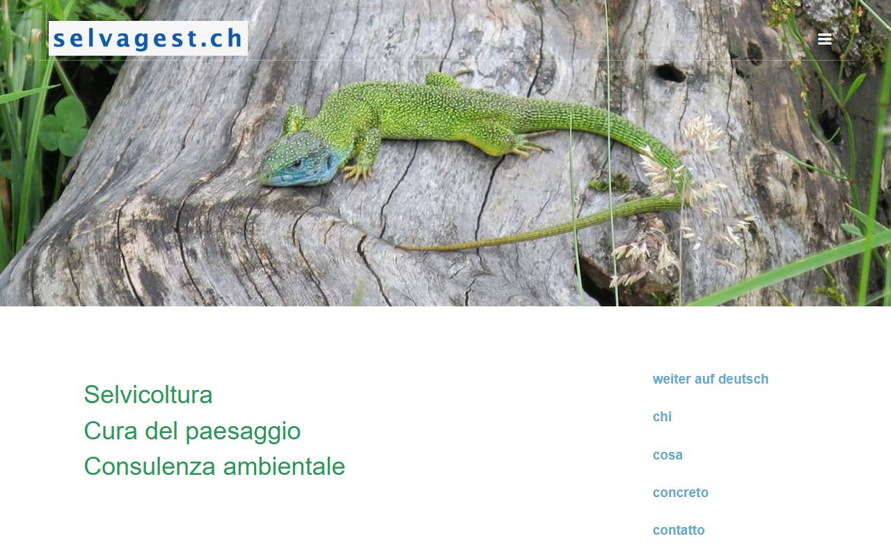 Anteprima del sito: selvagest.ch di Urs Nüesch