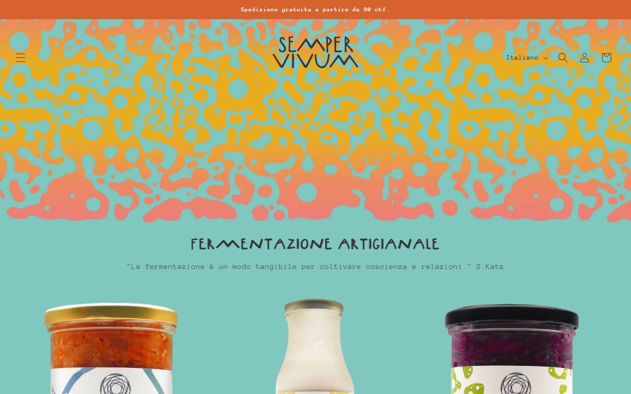 Anteprima del sito: Semper Vivum Fermenti SNC