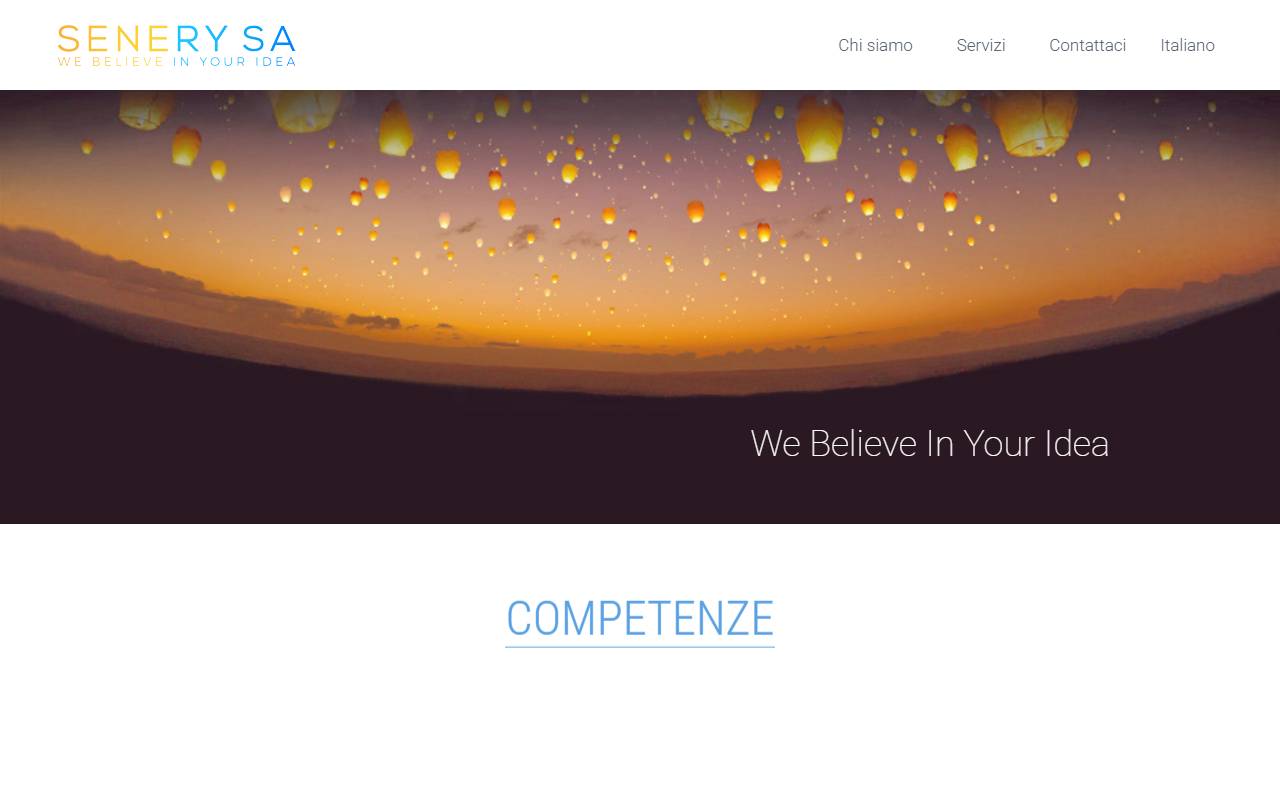 Anteprima del sito: SENERY SA