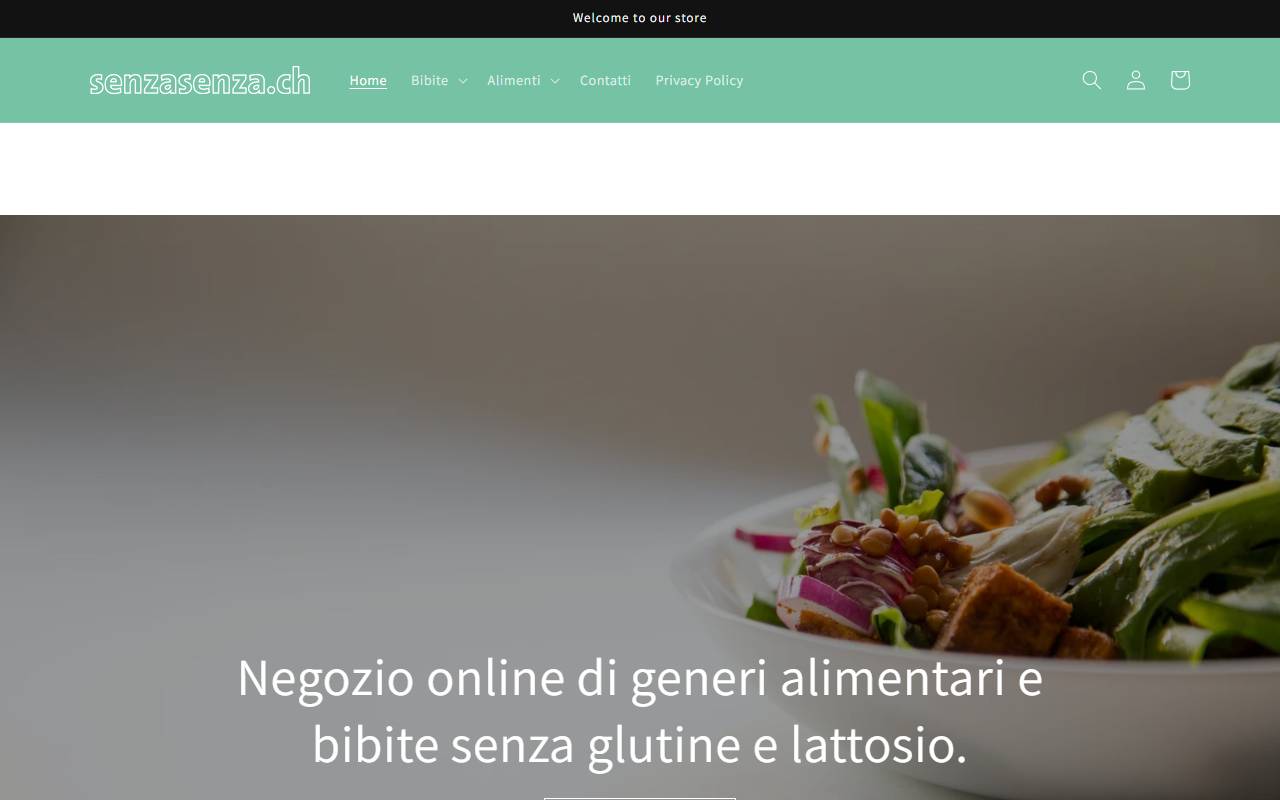 Anteprima del sito: senza senza alimentari di Rocca Francesco