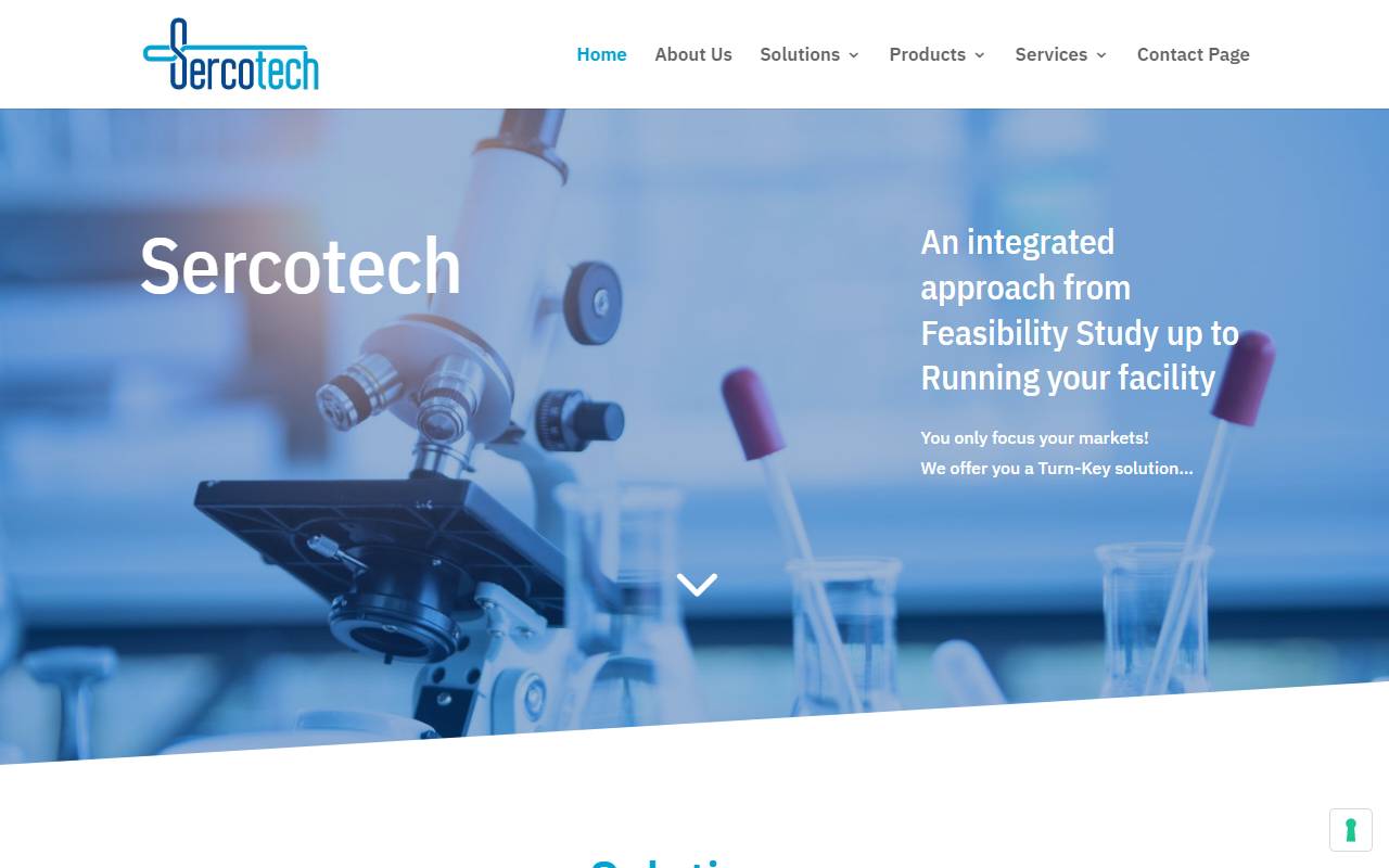 Anteprima del sito: SERCOTECH SWISS SAGL