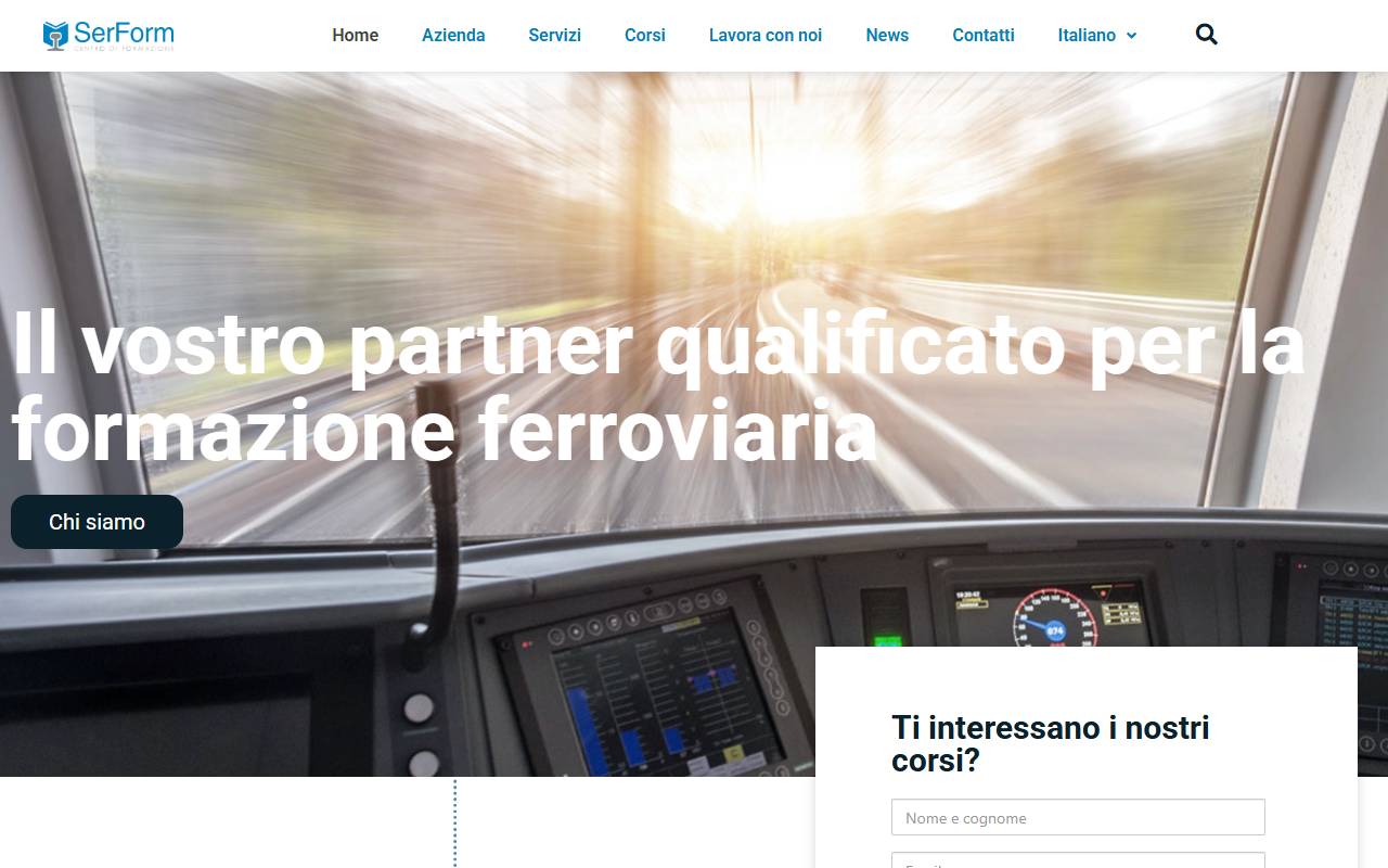 Anteprima del sito: SerForm Sagl