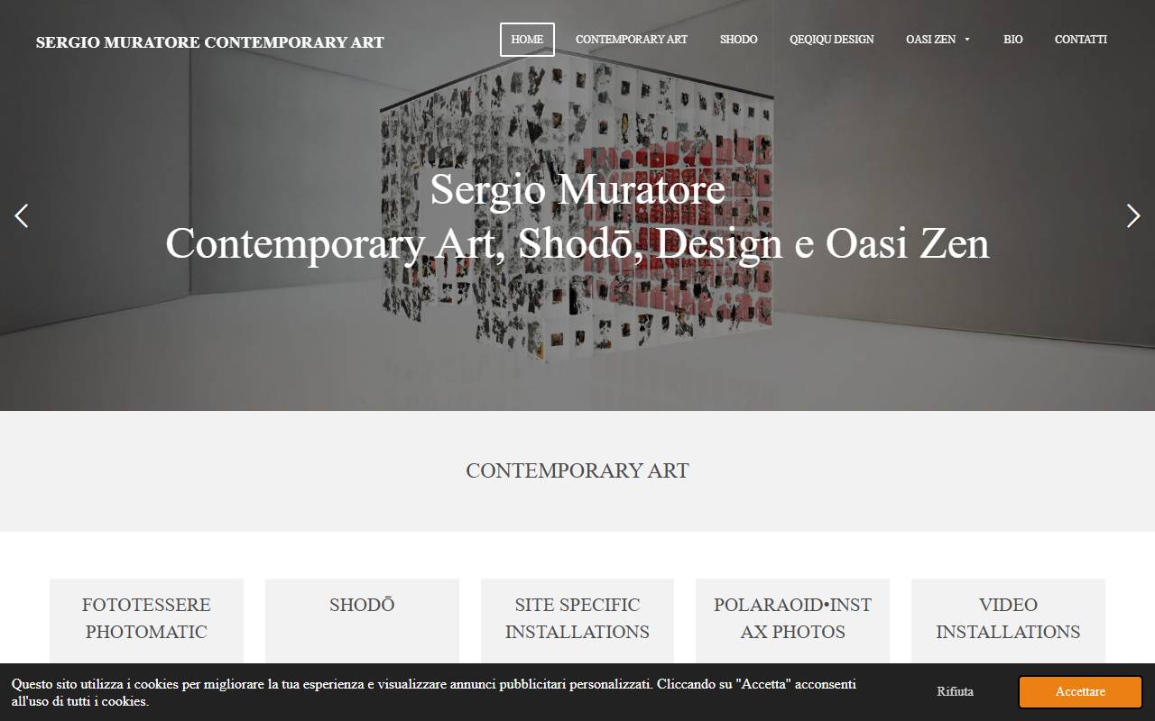 Anteprima del sito: QeQiQu design di Sergio Muratore