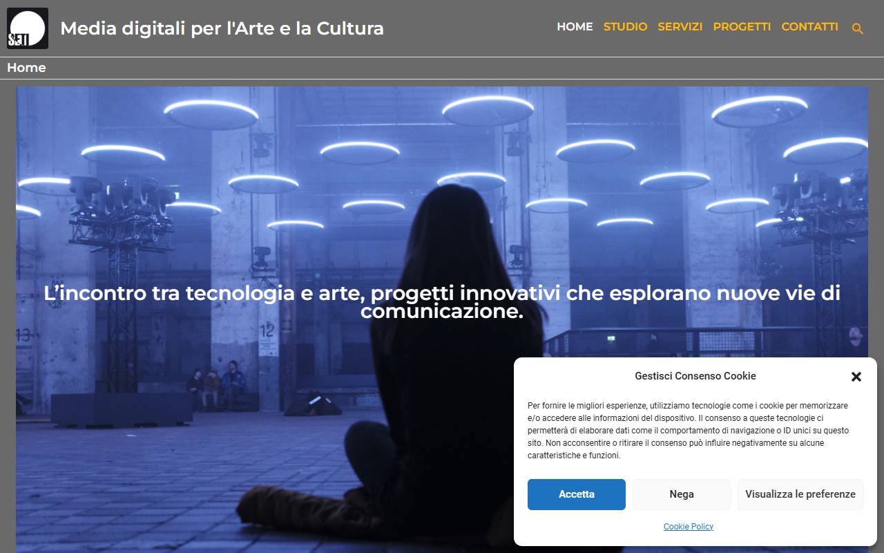 Anteprima del sito: Seti Sagl