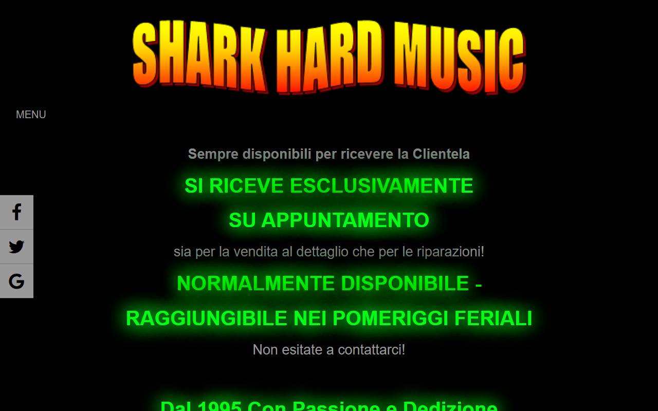 Anteprima del sito: Shark Hard Music di Ceppi Alberto