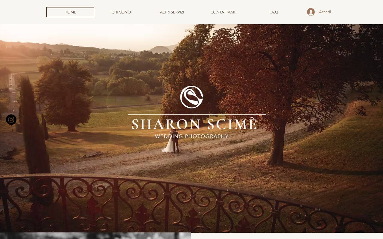 Anteprima del sito: Sharon Scimè Photography