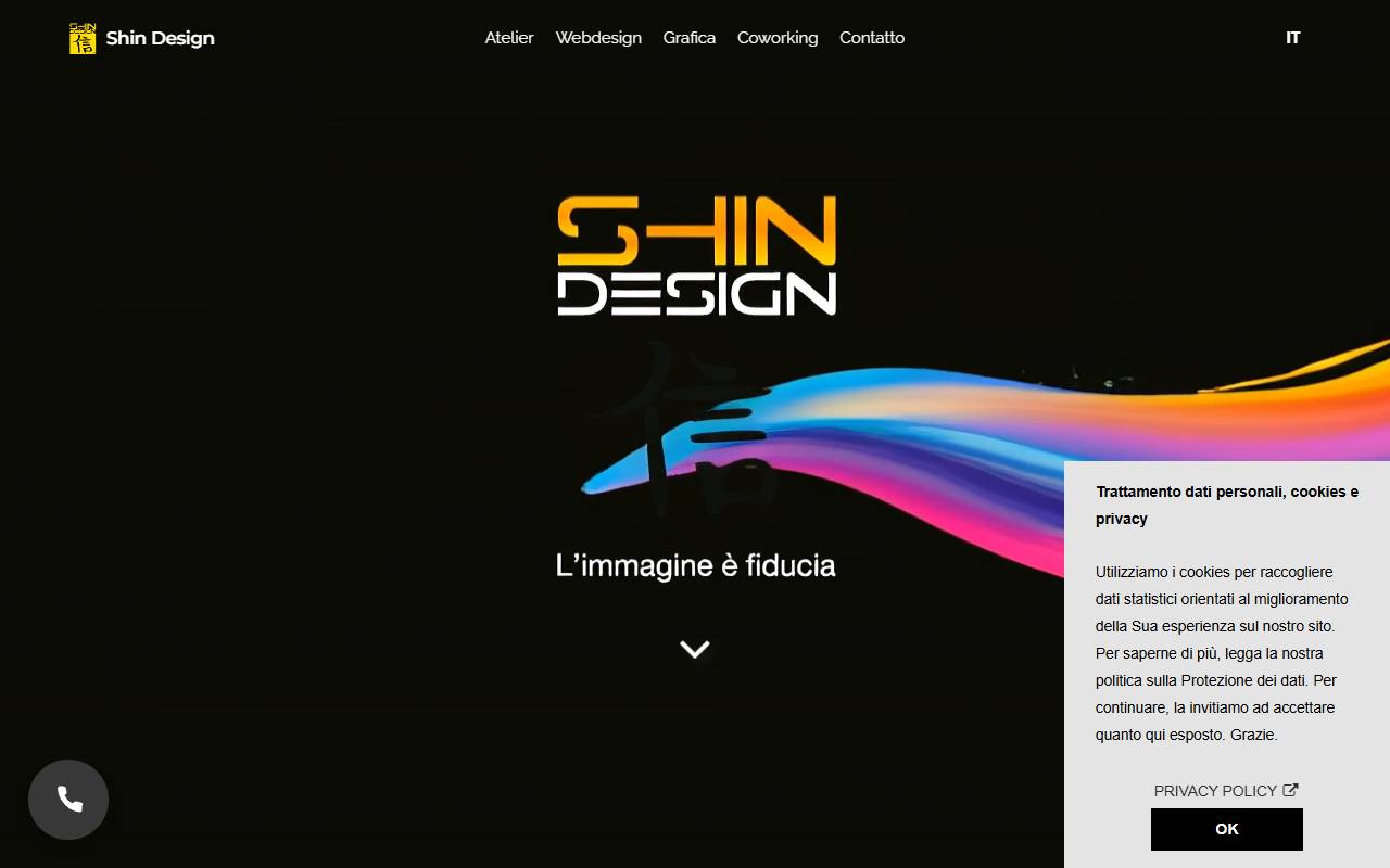 Anteprima del sito: Shin Design Sagl