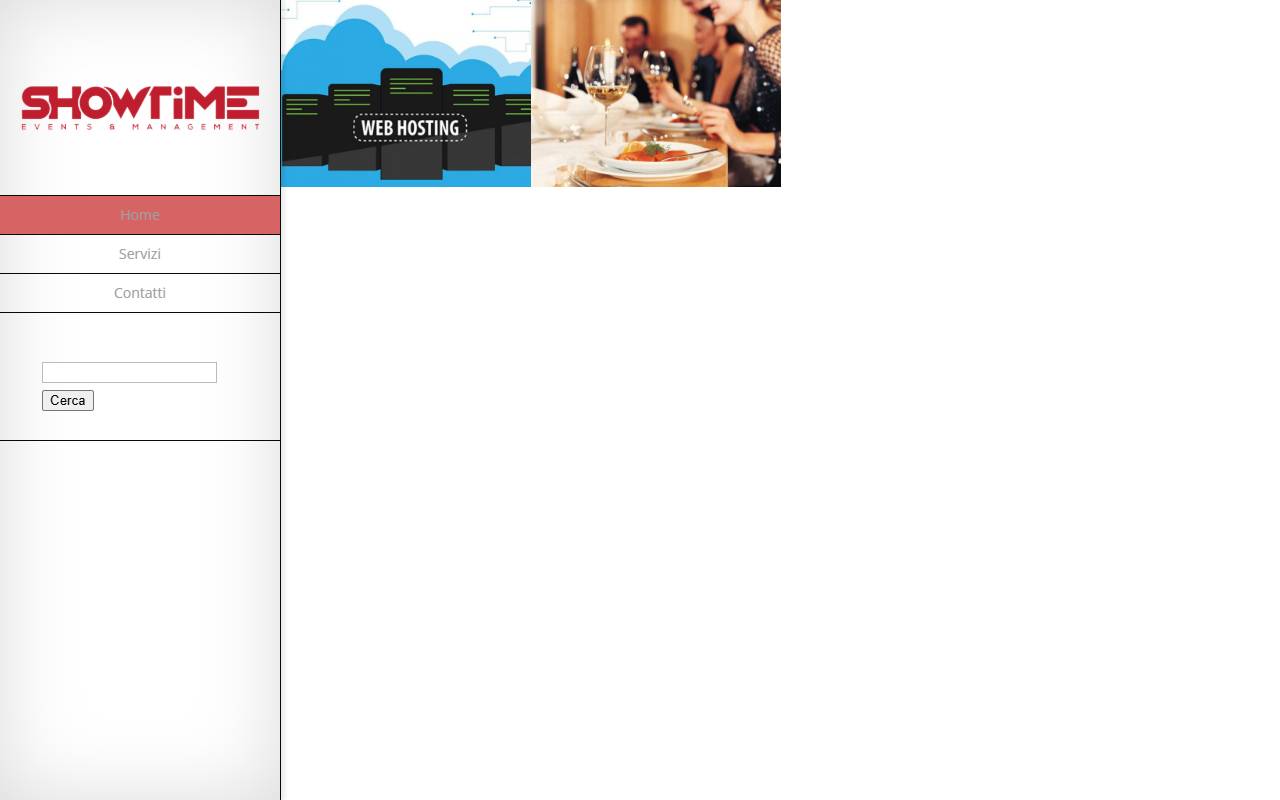 Anteprima del sito: Show Time Events & Management Sagl