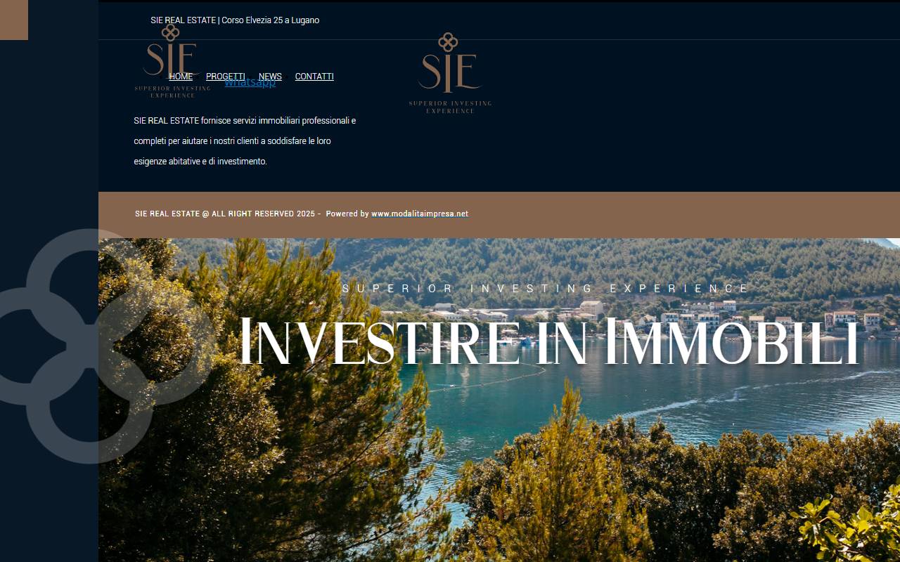 Anteprima del sito: SIE Real Estate SA
