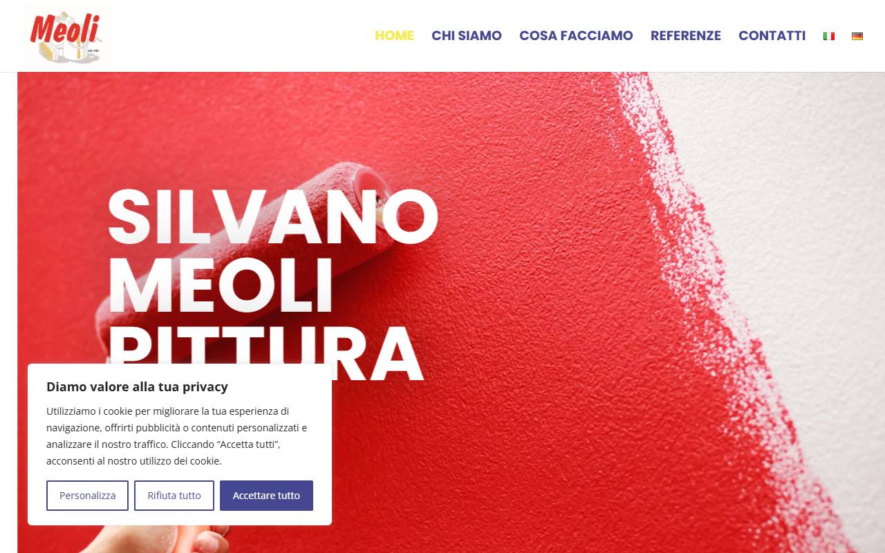 Anteprima del sito: Silvano Meoli Sagl