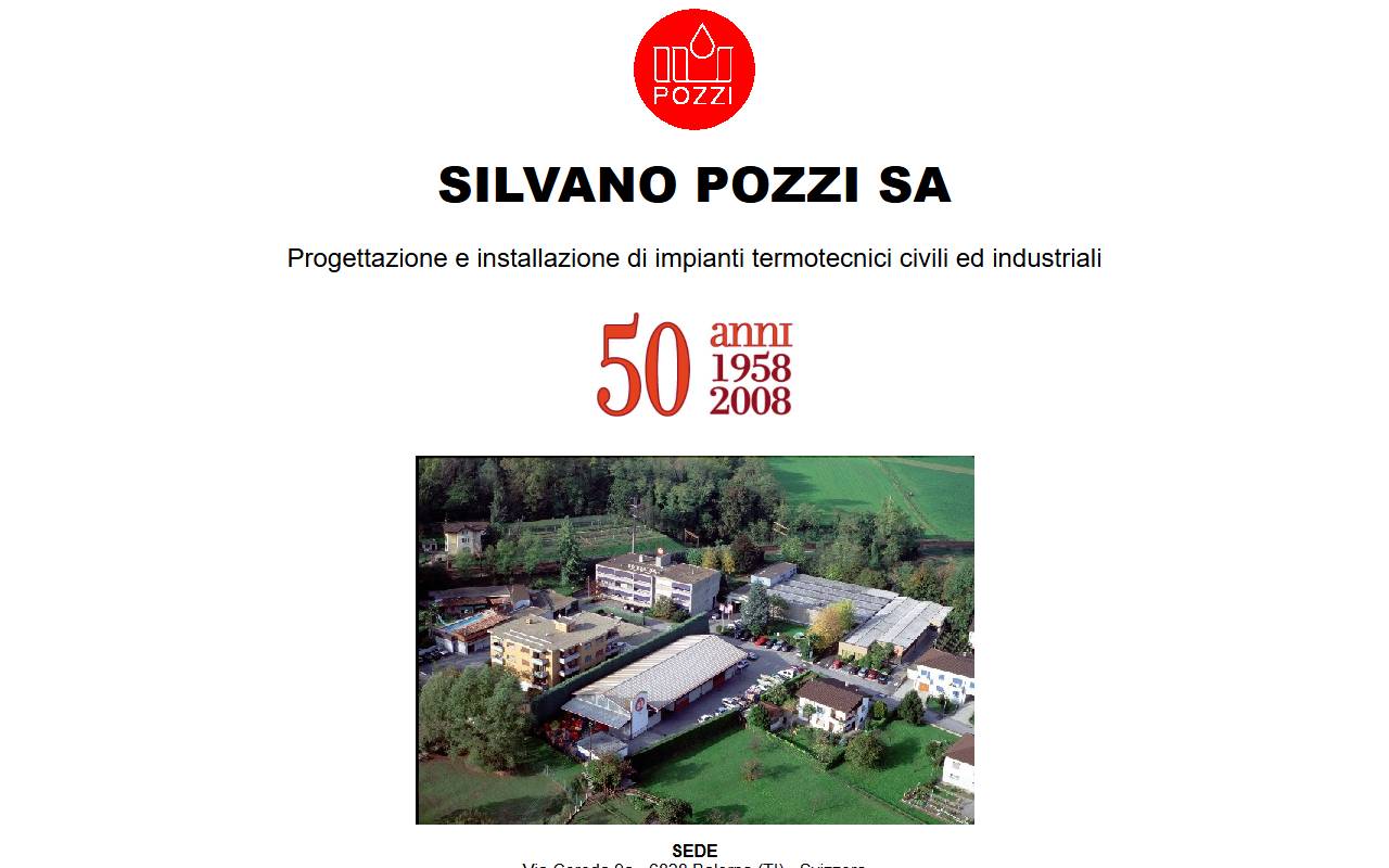 Anteprima del sito: Silvano Pozzi SA, succursale di Manno