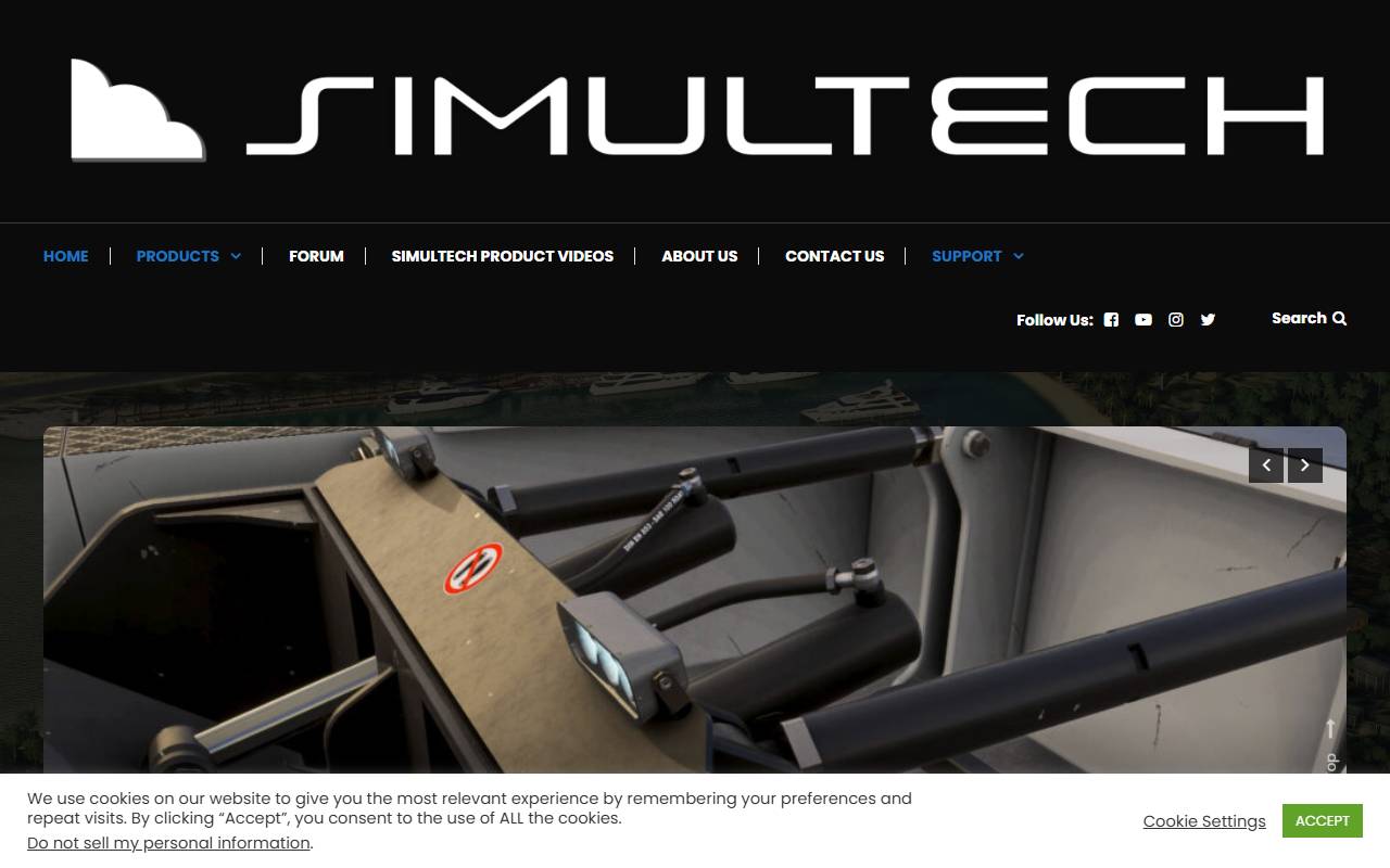 Anteprima del sito: SIMULTECH SAGL