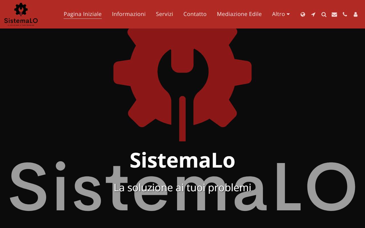 Anteprima del sito: SistemaLo Sagl
