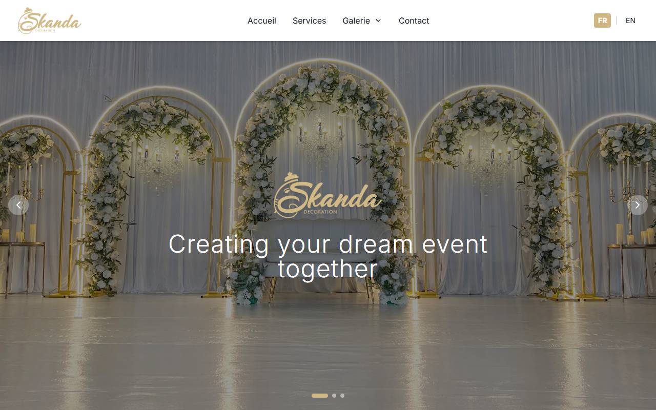 Anteprima del sito: SKANDA SA