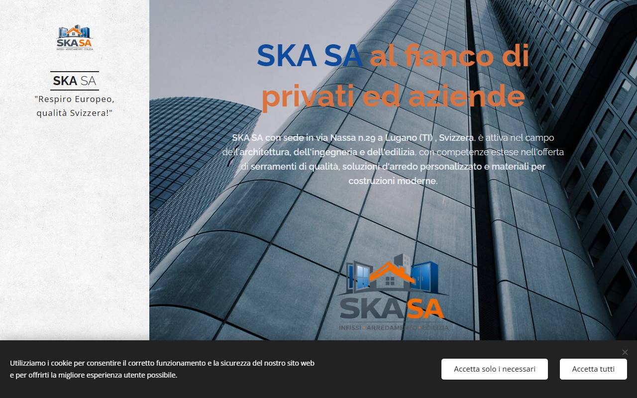 Anteprima del sito: SKA SA