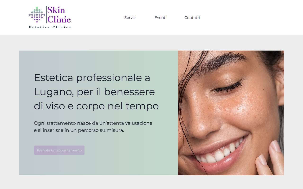 Anteprima del sito: Skin Clinic MB Sagl