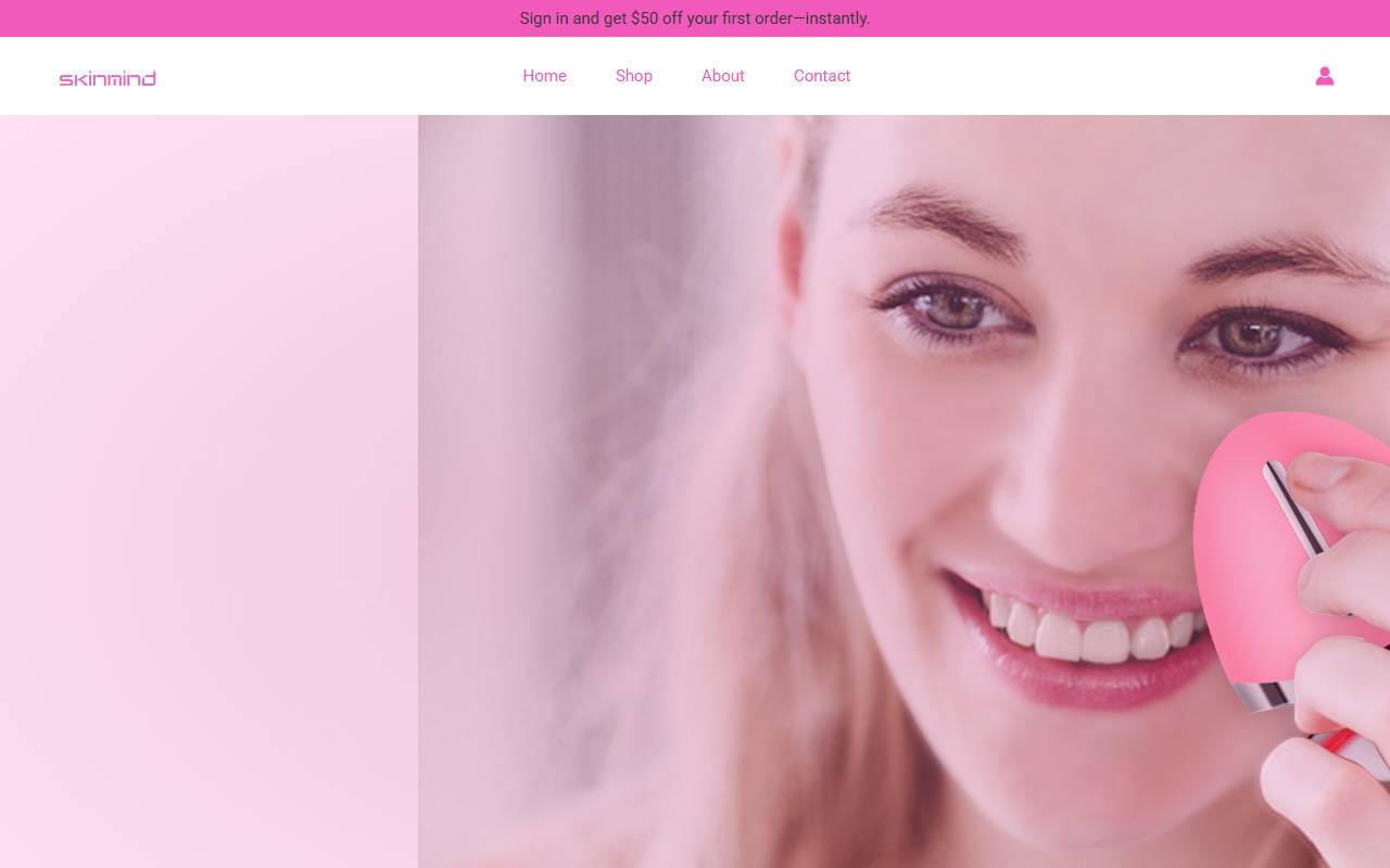 Anteprima del sito: Skinmind GmbH