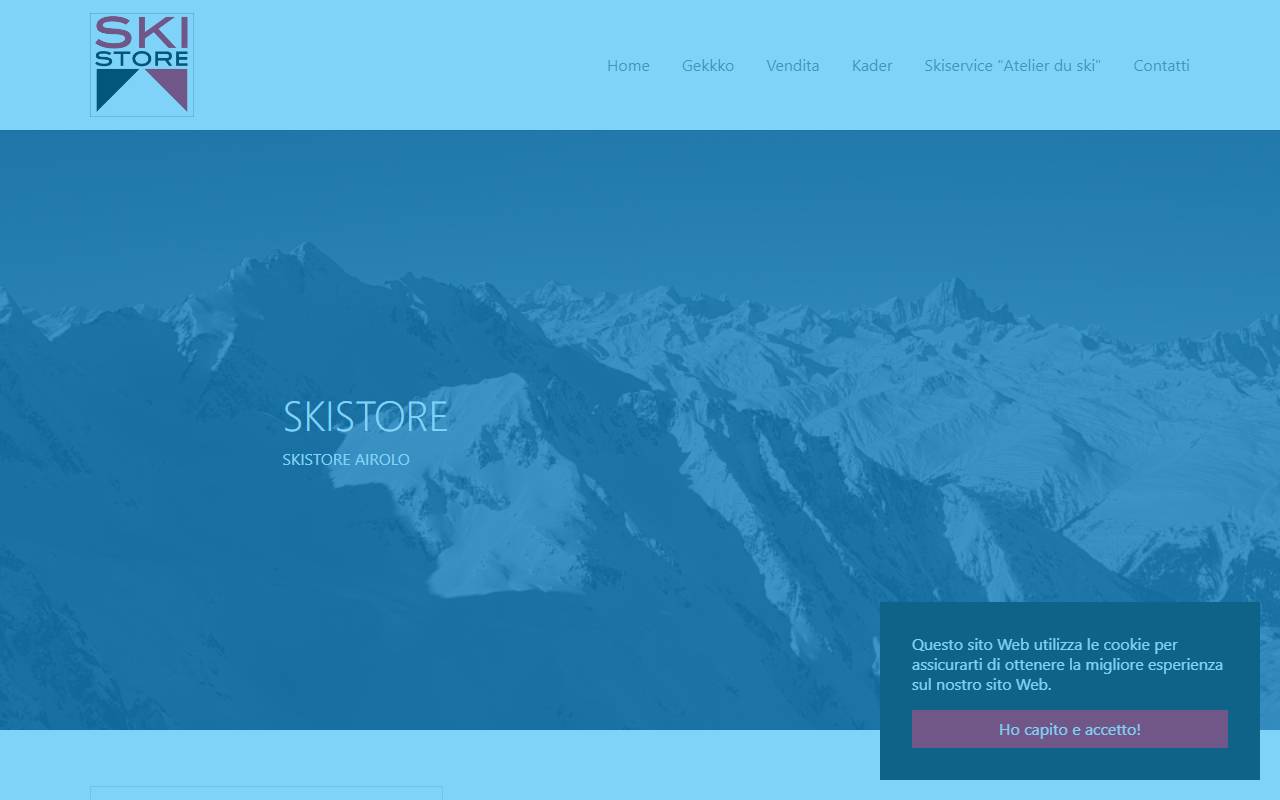 Anteprima del sito: Skistore Sagl