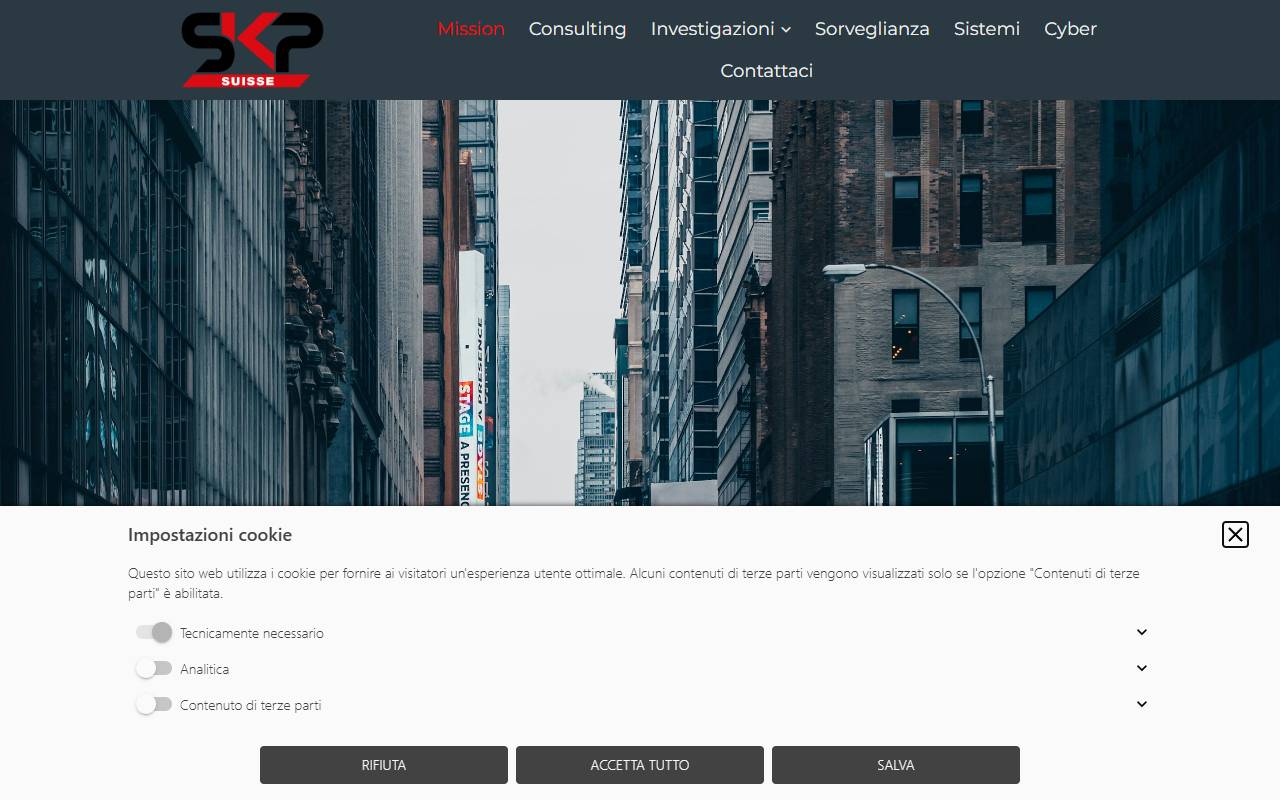 Anteprima del sito: SKP Suisse Sagl