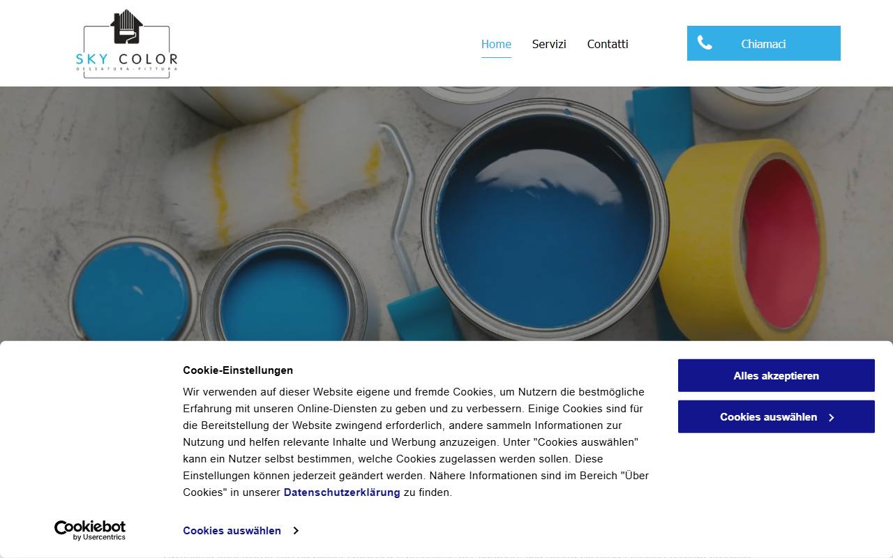 Anteprima del sito: SKY COLOR GROUP SAGL
