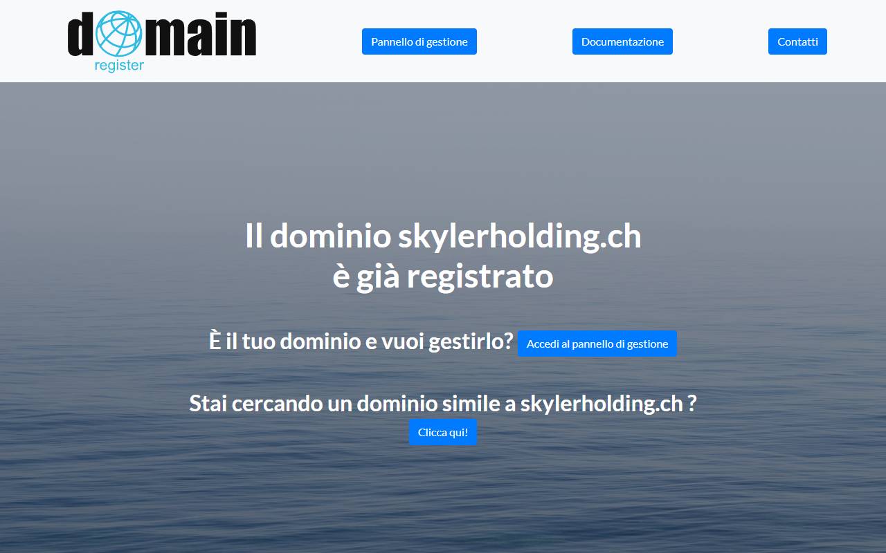 Anteprima del sito: Skyler Holding SA