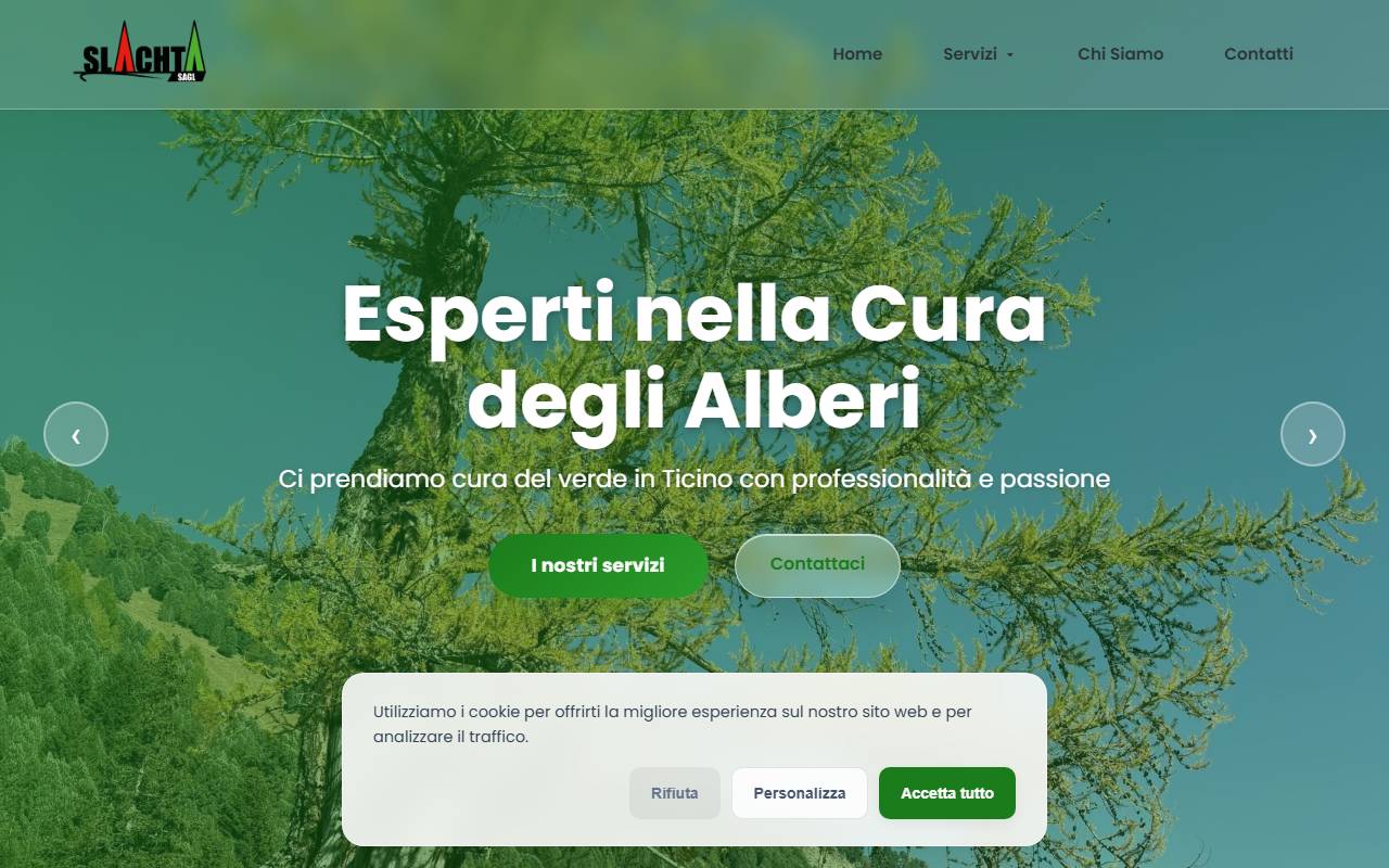 Anteprima del sito: Slachta Sagl