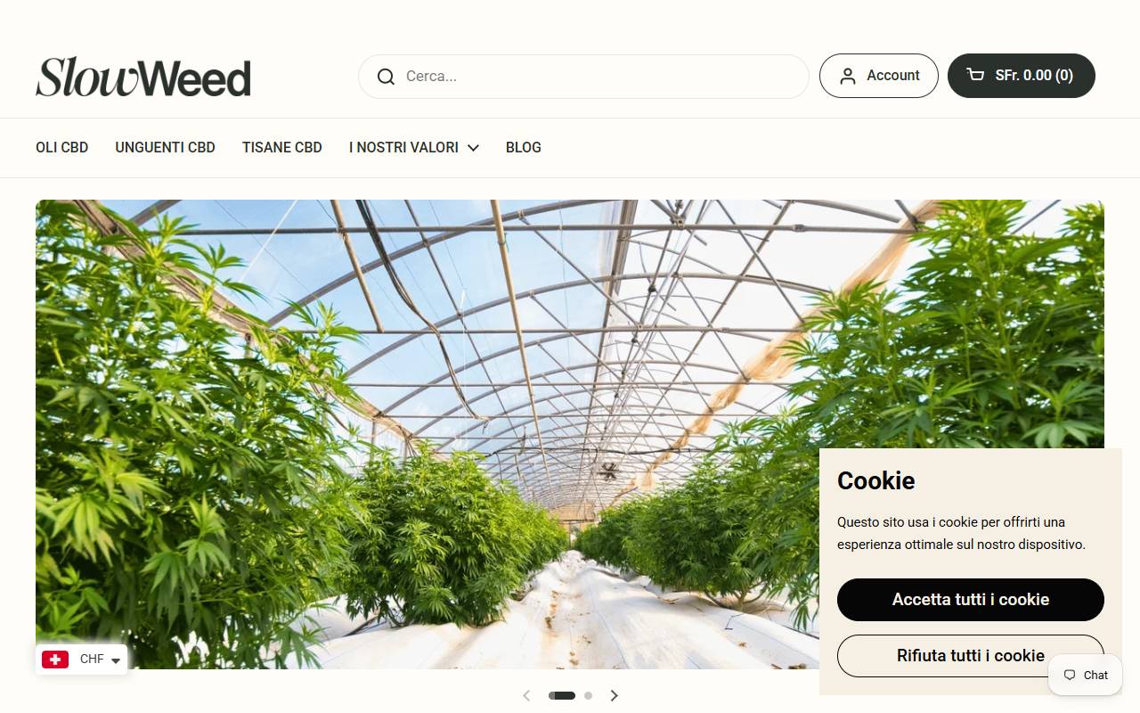 Anteprima del sito: Slow Farm SA