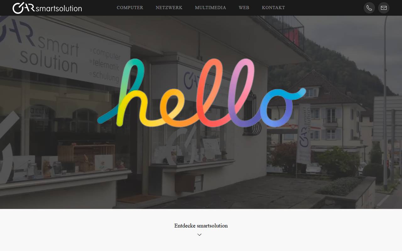 Anteprima del sito: SMARTsolution SA