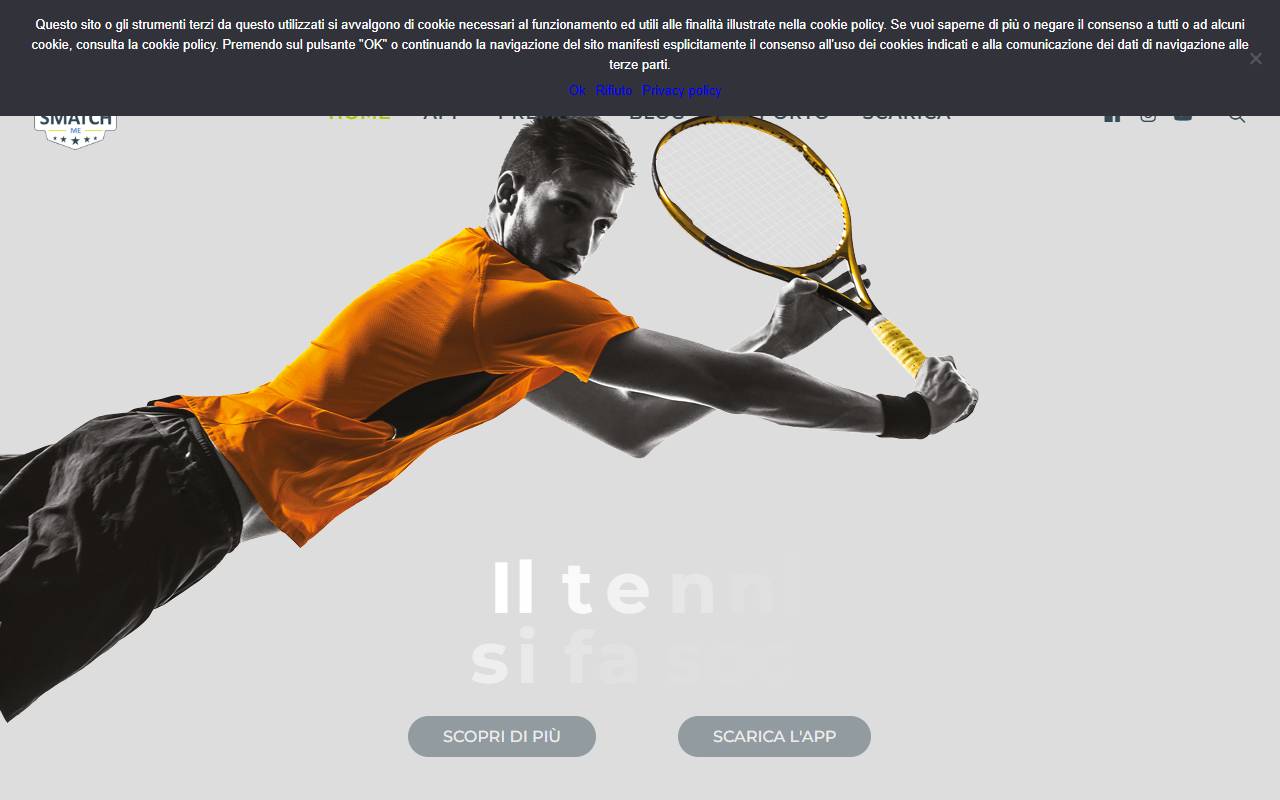 Anteprima del sito: SmatchMe SA