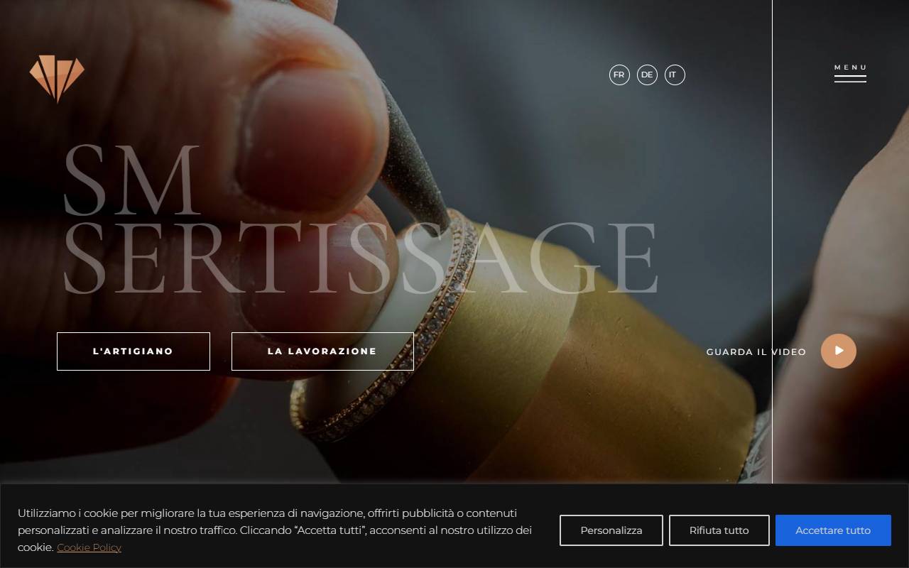 Anteprima del sito: SM Sertissage di Stefano Mantelli