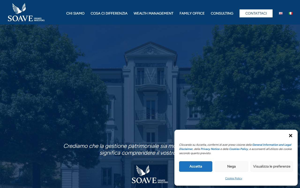 Anteprima del sito: Soave Private Investors SA
